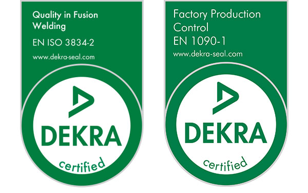 Dekra certification.